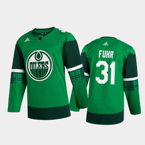Edmonton Oilers Grant Fuhr #31 2020 St. Patrick's ...