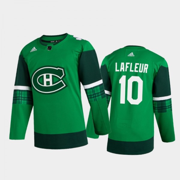 Montreal Canadiens Guy Lafleur #10 2020 St. Patric...