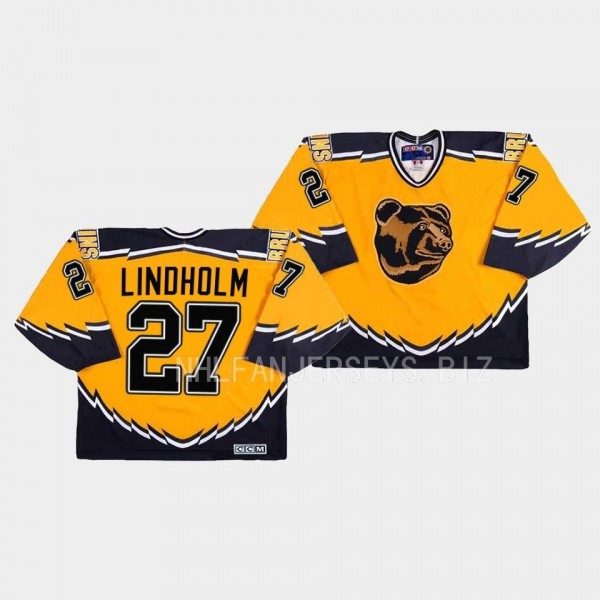 Hampus Lindholm Boston Bruins Throwback Gold #27 J...