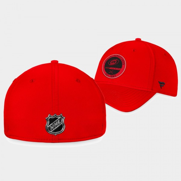Carolina Hurricanes Training Camp Practice Red Authentic Pro Flex Hat