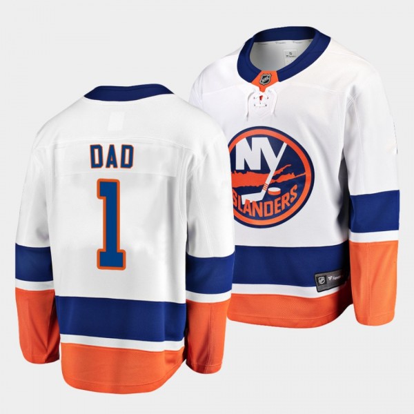Greatest Dad New York Islanders White Jersey 2022 ...