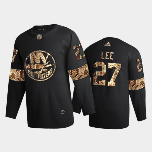 New York Islanders Anders Lee #27 Python Skin Blac...