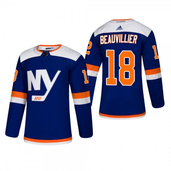 Men's New York Islanders Anthony Beauvillier #18 2018-19 Alternate Reasonable Authentic Jersey - Blue