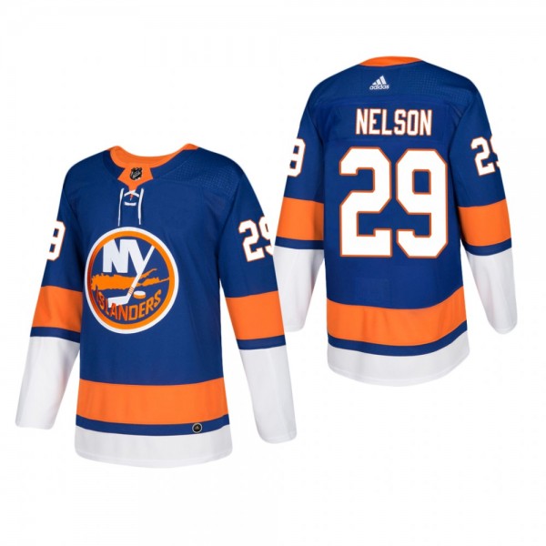 Men's New York Islanders Brock Nelson #29 Home Blu...