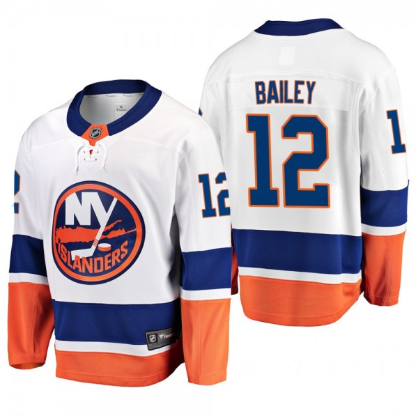 Men's New York Islanders Josh Bailey #12 Away Whit...