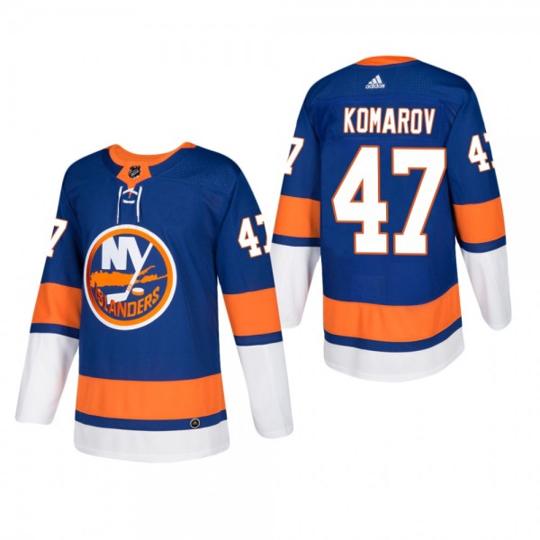 Men's New York Islanders Leo Komarov #47 Home Blue Authentic Player Cheap Jersey