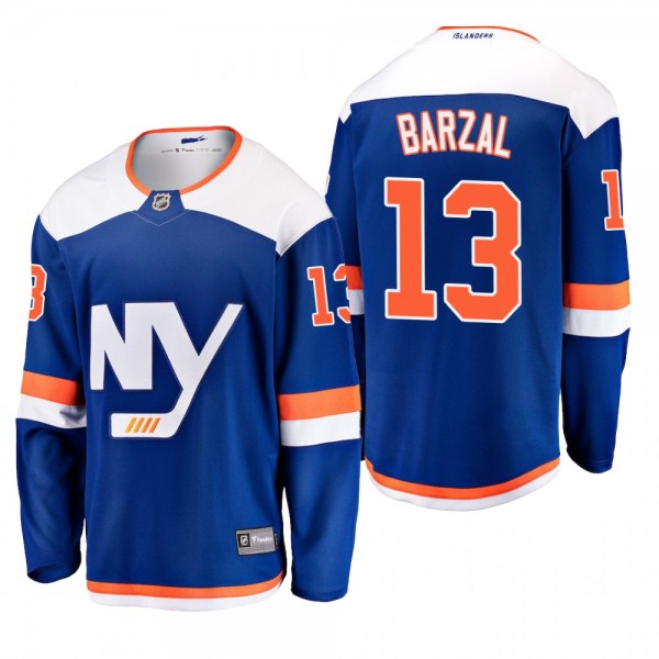 Men's New York Islanders Mathew Barzal #13 2018-19...