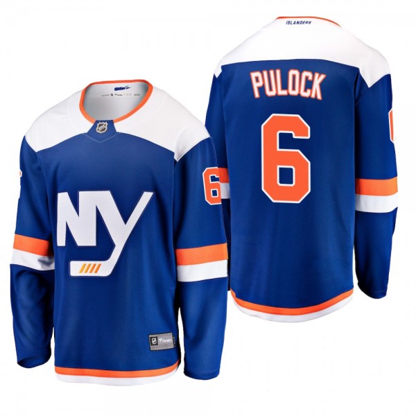 Men's New York Islanders Ryan Pulock #6 2018-19 Alternate Reasonable Breakaway Jersey - Blue