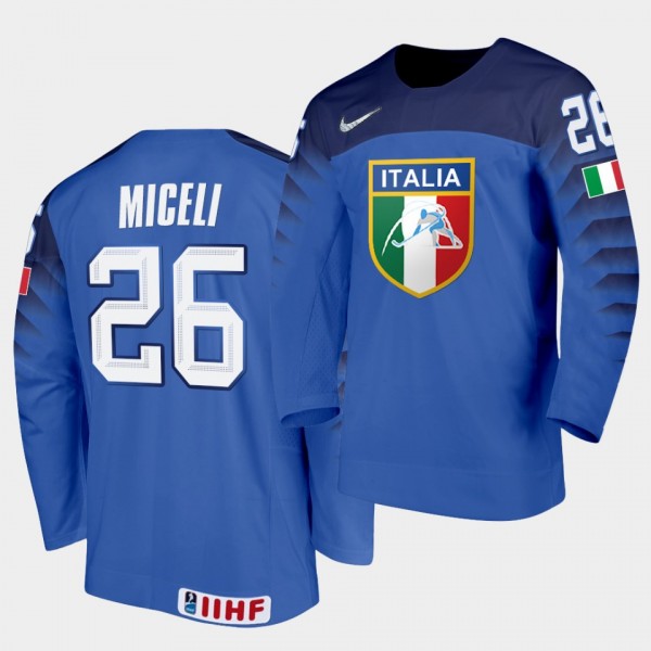 Italy Team Angelo Miceli 2021 IIHF World Champions...