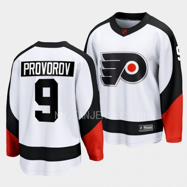 Philadelphia Flyers Ivan Provorov Special Edition 2.0 2022 White Breakaway Retro Jersey Men's