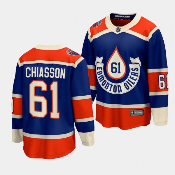 Jake Chiasson Edmonton Oilers 2023 NHL Heritage Cl...