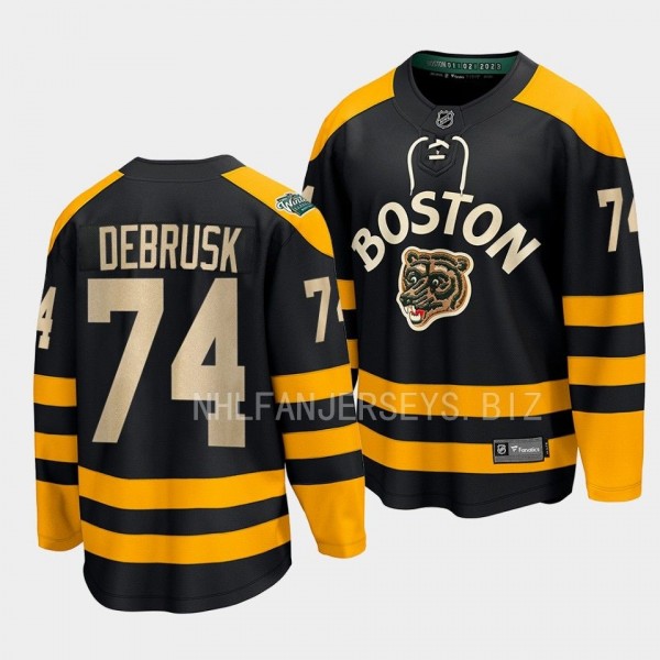 Boston Bruins Jake DeBrusk 2023 Winter Classic Bla...