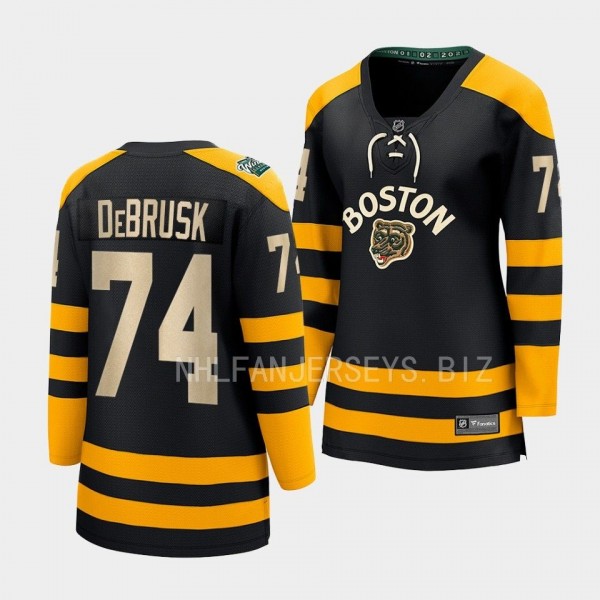 Jake DeBrusk Boston Bruins 2023 Winter Classic Women Breakaway 74 Jersey