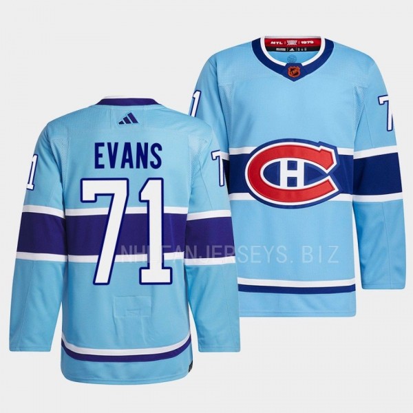Jake Evans Montreal Canadiens 2022 Reverse Retro 2...