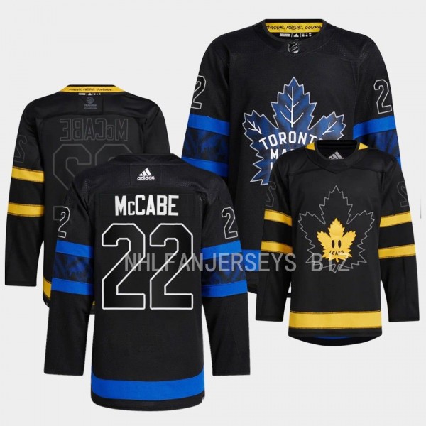 Toronto Maple Leafs Alternate Jake McCabe #22 Blac...