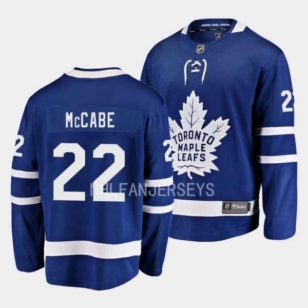 Toronto Maple Leafs Jake McCabe Home Blue Breakawa...