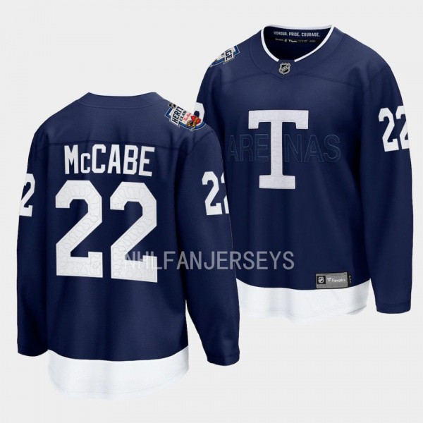 Toronto Maple Leafs Jake McCabe 2022 Heritage Classic Navy Breakaway Player Jersey Men's