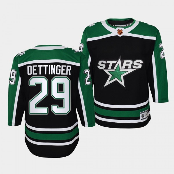Youth Jake Oettinger Stars Black Special Edition 2.0 Jersey