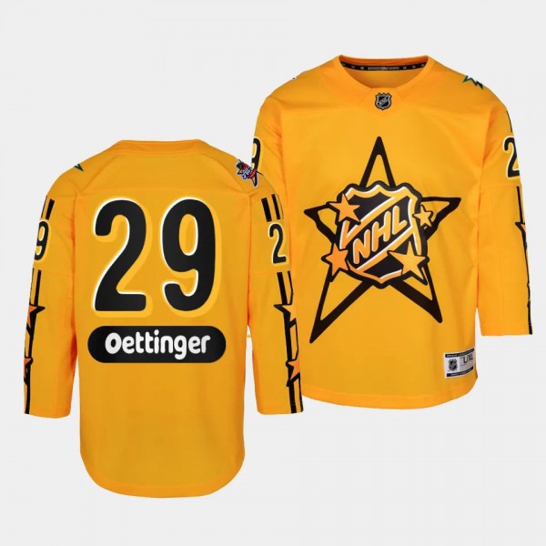 Dallas Stars #29 Jake Oettinger 2024 NHL All-Star ...