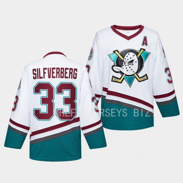 Jakob Silfverberg Anaheim Ducks #33 Mighty Ducks W...