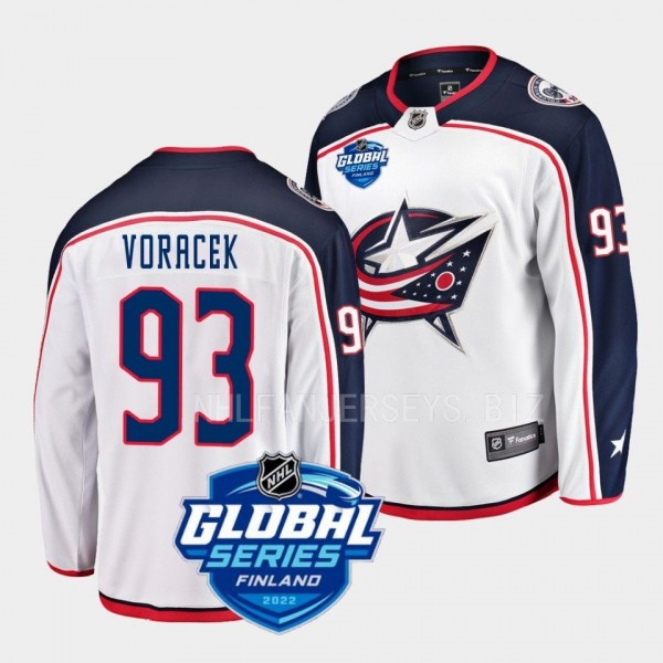 Jakub Voracek Columbus Blue Jackets 2022 NHL Globa...