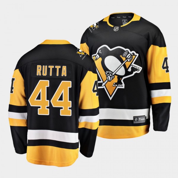 Jan Rutta Pittsburgh Penguins 2022 Home Black Brea...