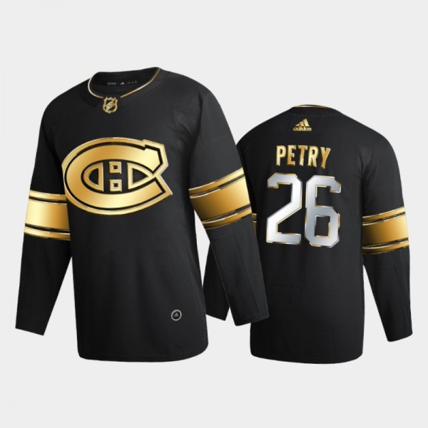 Montreal Canadiens Jeff Petry #26 2020-21 Golden Edition Black Limited Authentic Jersey