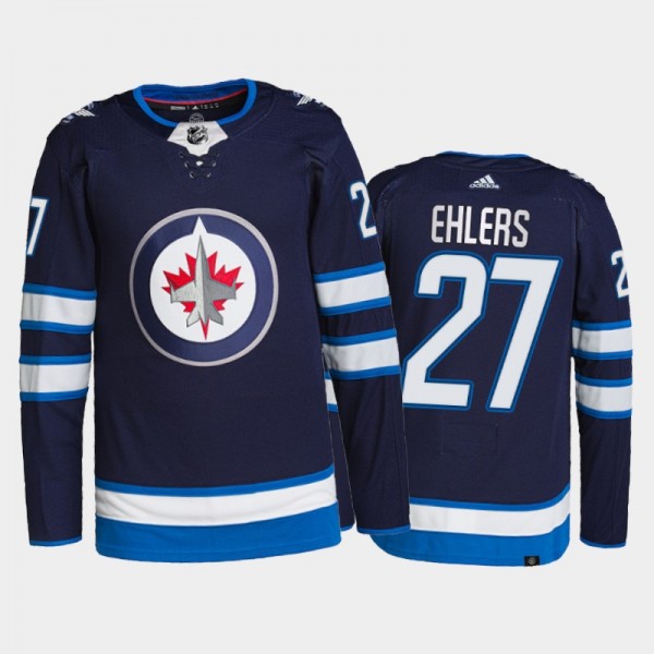 Winnipeg Jets Nikolaj Ehlers Authentic Pro Jersey #27 Navy Home Uniform
