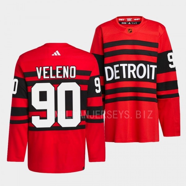 Detroit Red Wings 2022 Reverse Retro 2.0 Joe Velen...