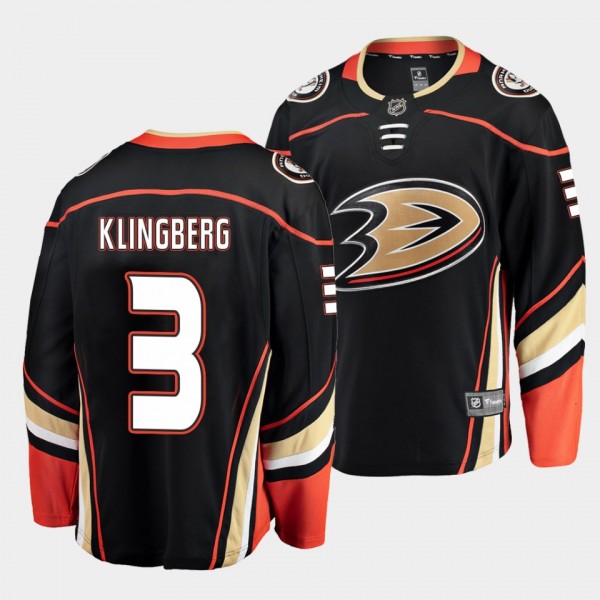 John Klingberg Anaheim Ducks Alternate Black Break...