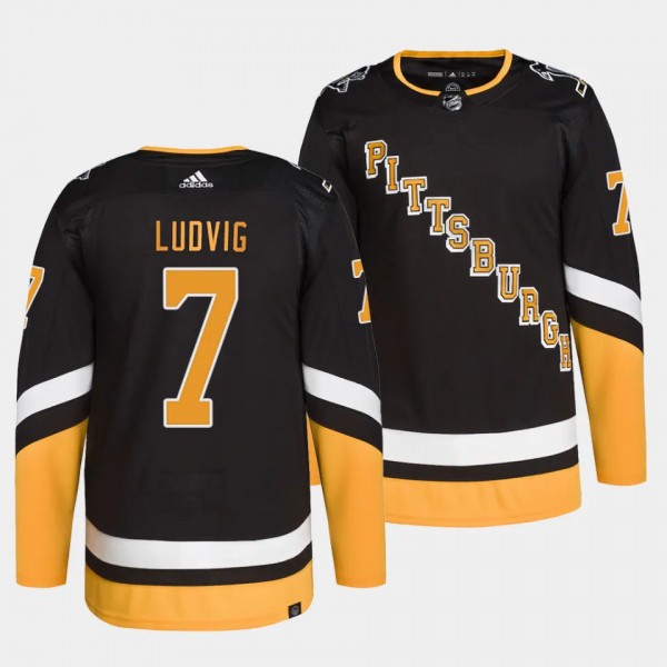 John Ludvig Pittsburgh Penguins Alternate Black #7...