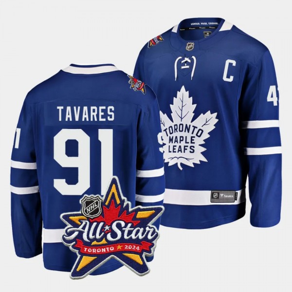 2024 NHL All-Star Patch John Tavares Jersey Toront...