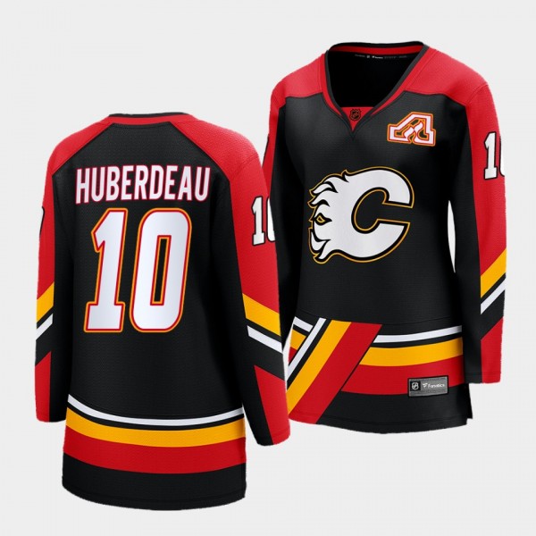 Jonathan Huberdeau Calgary Flames 2022 Special Edition 2.0 Women Breakaway Player 10 Jersey Retro