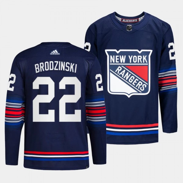 Jonny Brodzinski New York Rangers 2023-24 Alternat...