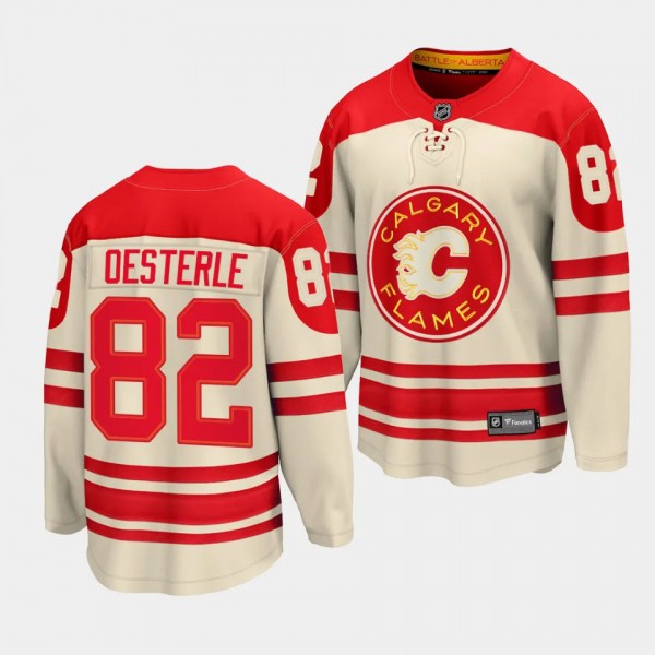Calgary Flames Jordan Oesterle 2023 NHL Heritage C...
