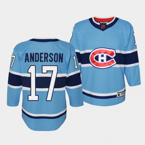 Youth Josh Anderson Canadiens Blue Special Edition 2.0 Jersey