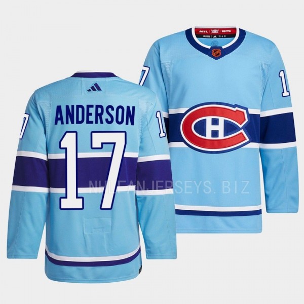 Josh Anderson Montreal Canadiens 2022 Reverse Retr...