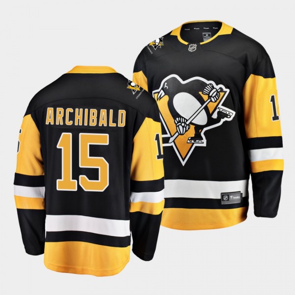 Josh Archibald Pittsburgh Penguins 2022 Home Black...