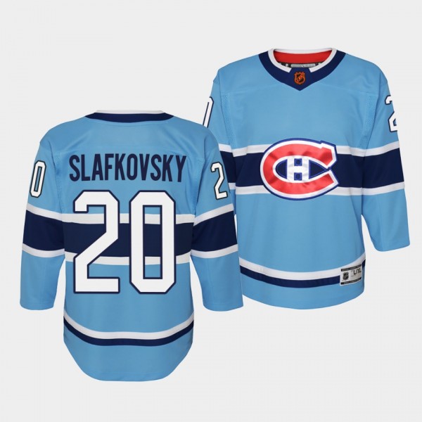Youth Juraj Slafkovsky Canadiens Blue Special Edit...
