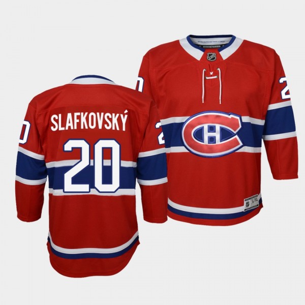 Juraj Slafkovsky Youth Jersey Canadiens Home Red 2...