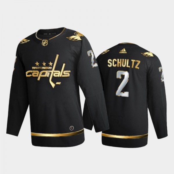 Washington Capitals Justin Schultz #2 2020-21 Authentic Golden Black Limited Authentic Jersey
