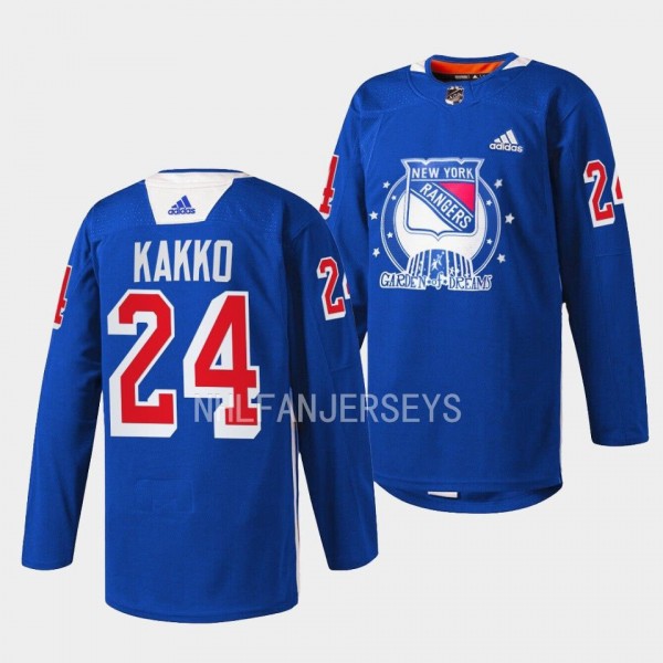 Kaapo Kakko #24 New York Rangers 2022 Garden of Dr...
