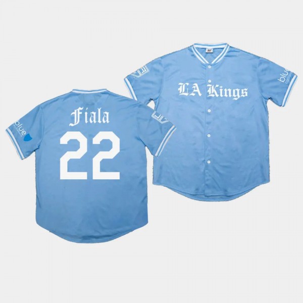 Kevin Fiala Los Angeles Kings 2023 Dodgers Night Blue Jersey #22 Baseball