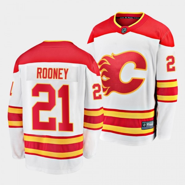 Kevin Rooney Calgary Flames 2022 Away White Breaka...