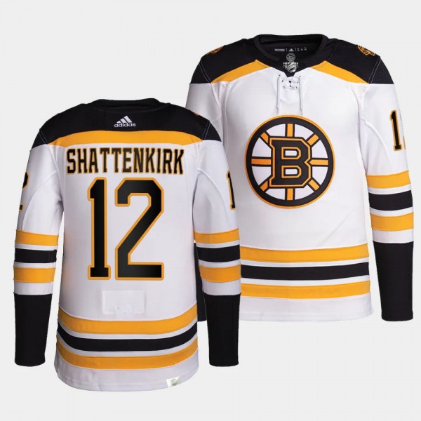 Kevin Shattenkirk Boston Bruins Away White #12 Aut...