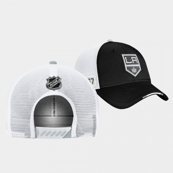 Los Angeles Kings 2022 NHL Draft On Stage Authentic Pro Adjustable Hat Black