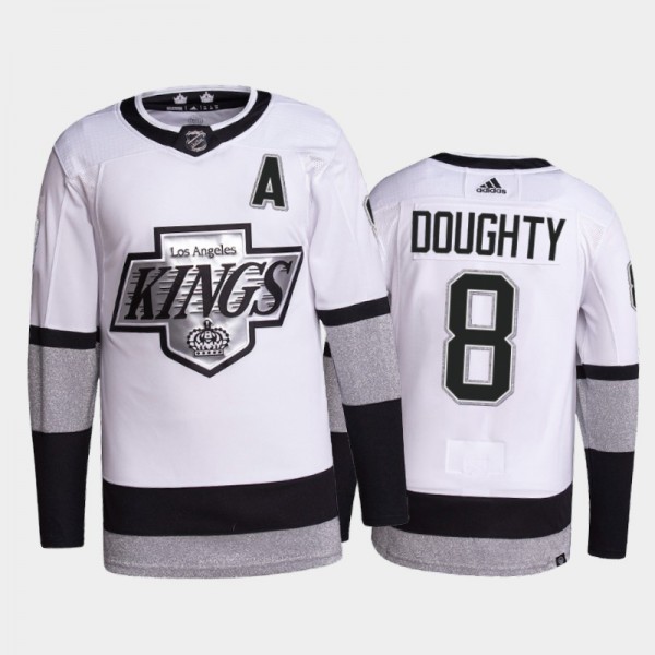 Drew Doughty Los Angeles Kings Primegreen Authentic Pro Jersey 2021-22 White #8 Alternate Uniform