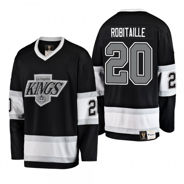 Men's Los Angeles Kings Luc Robitaille #20 Heritag...