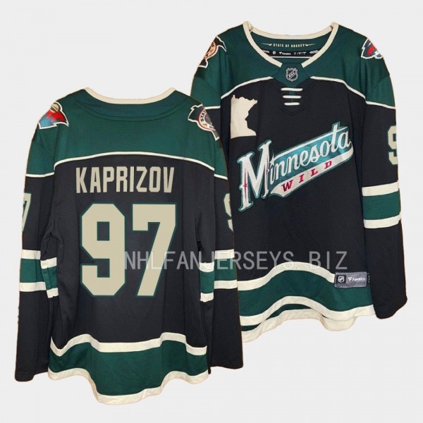 Minnesota Wild Kirill Kaprizov 2023-24 Alternate B...