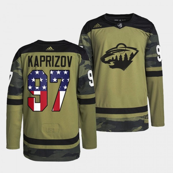 Kirill Kaprizov Minnesota Wild Military Appreciati...
